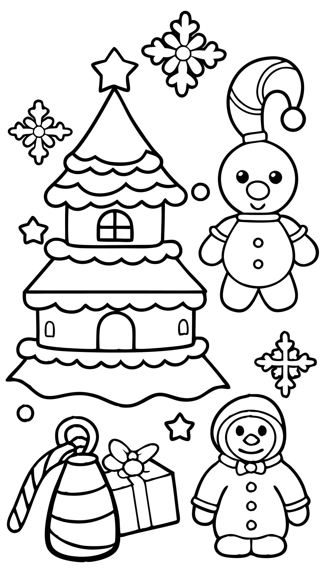 christmas printable color pages